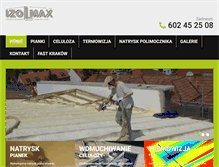 Tablet Screenshot of izolmax.pl